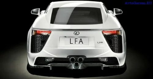 Lexus LFA (2012) - вид сзади